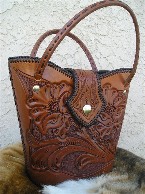 women's leather western style purses